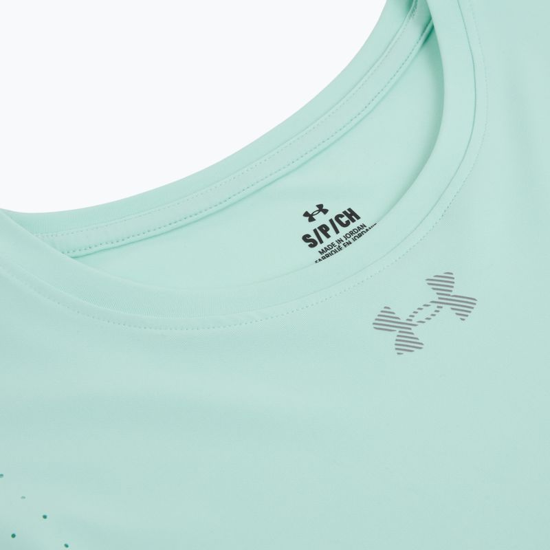 Maglietta da running da donna Under Armour Velociti Pro refresh mint/castlerock 3