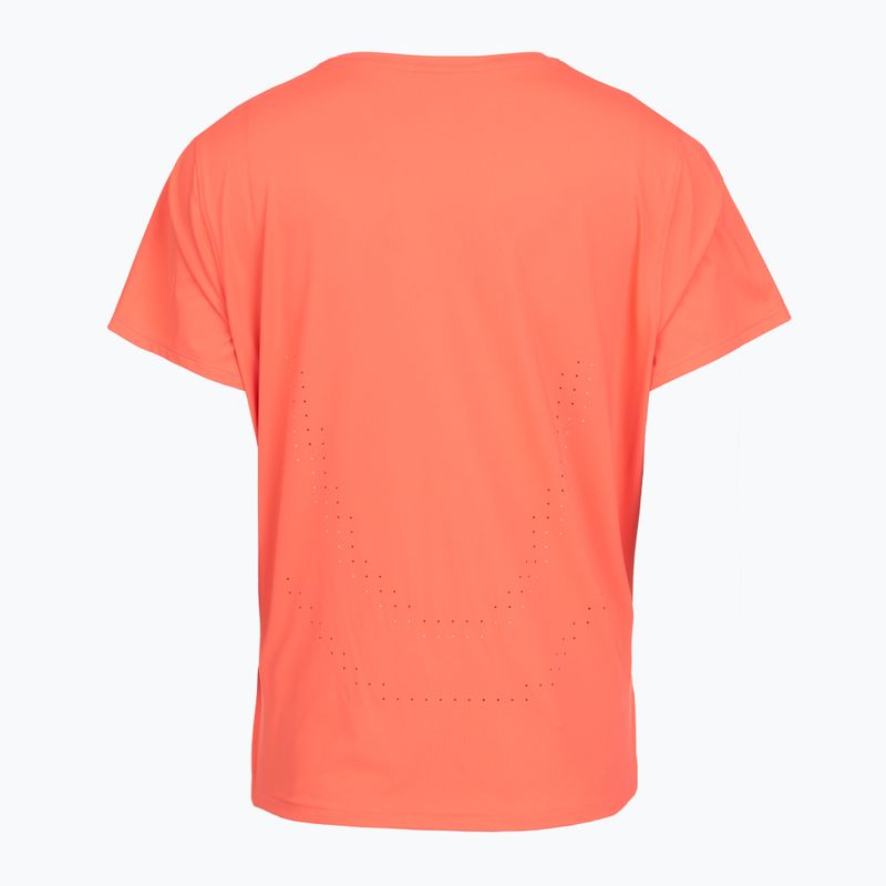 Maglietta da corsa da donna Under Armour Velociti Pro electric tangerine/black/green mode 2