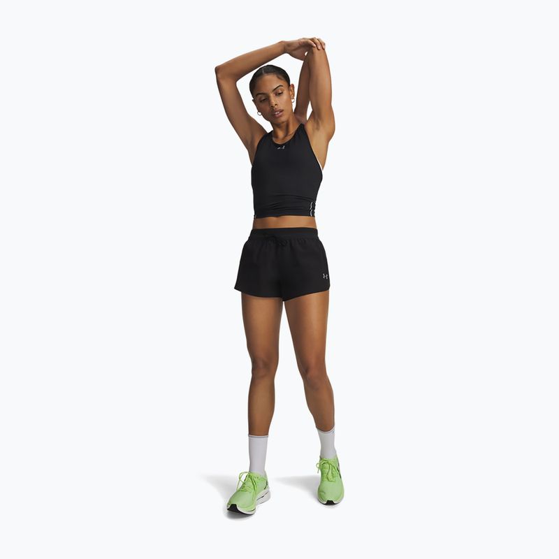 Pantaloncini da running da donna Under Armour Pro Vent ultimate black/ultimate black/ultimate black 2