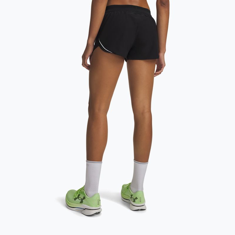 Pantaloncini da running da donna Under Armour Pro Vent ultimate black/ultimate black/ultimate black 3