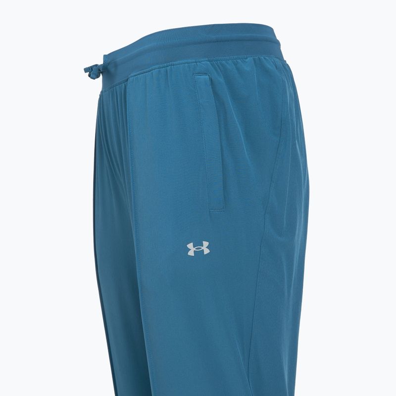 Pantaloni da corsa da donna Under Armour Velociti Pro wham blue/hyper green/white 3