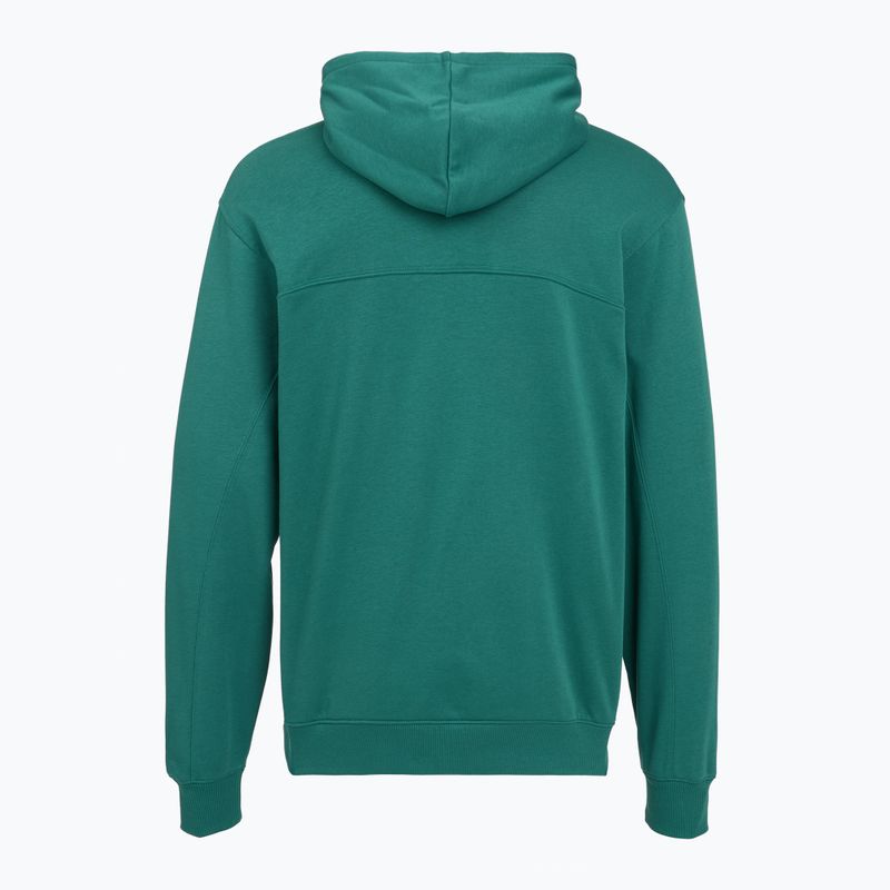 Felpa uomo Under Armour Rival LW Hoodie rack green/black 2