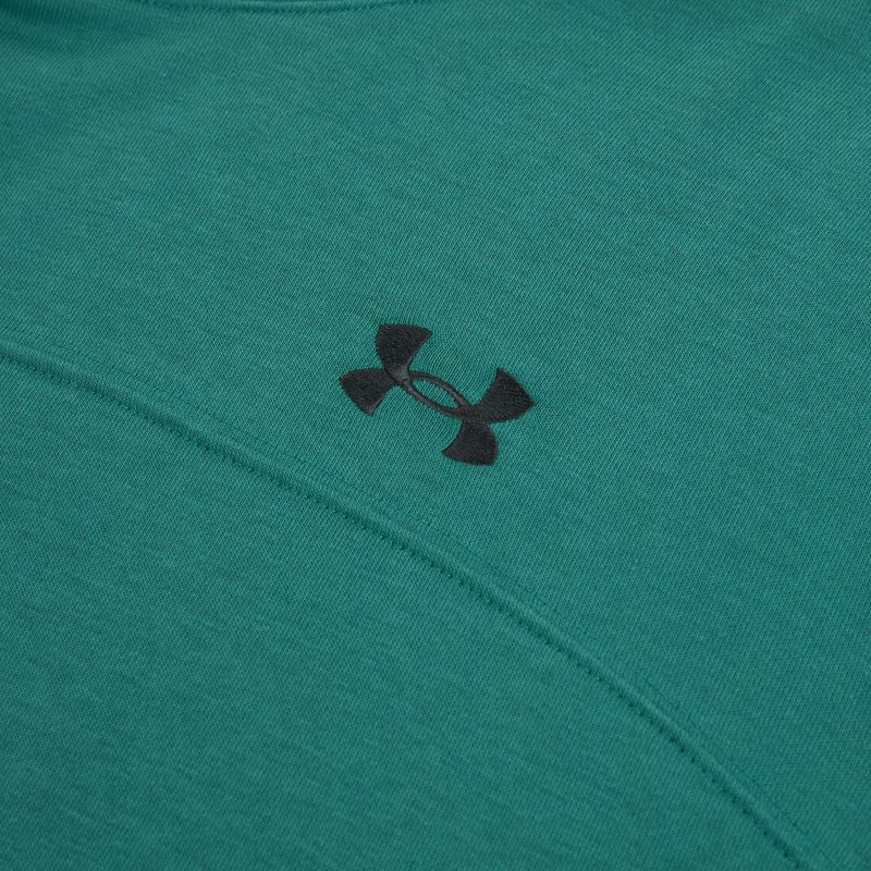 Felpa uomo Under Armour Rival LW Hoodie rack green/black 3