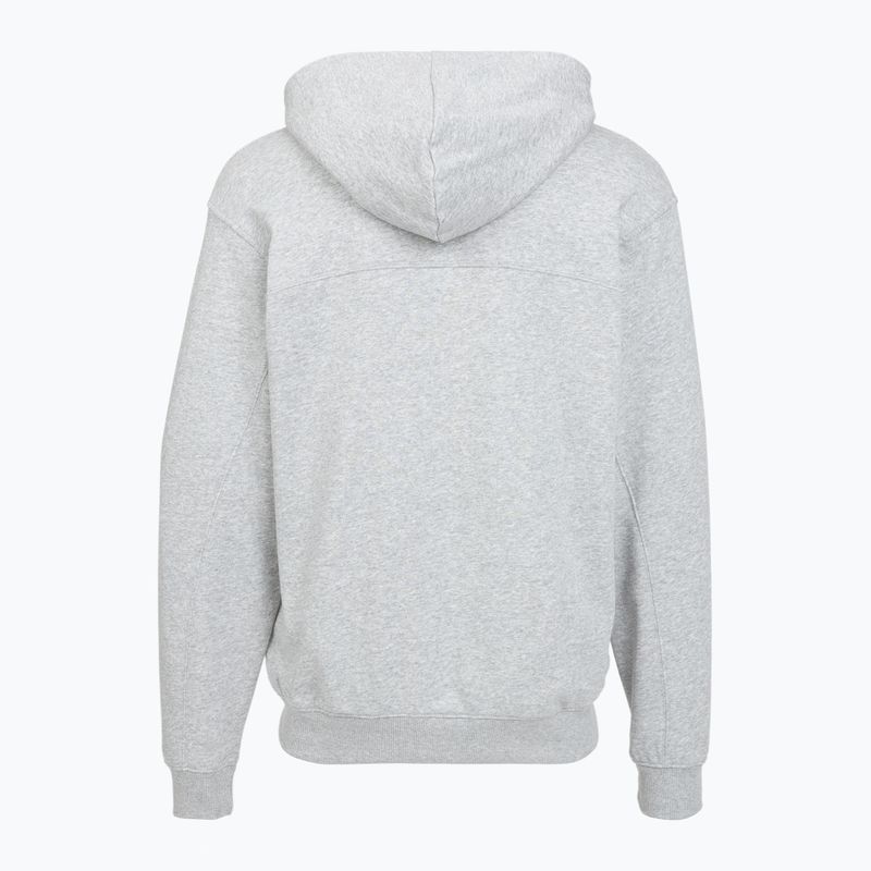 Felpa uomo Under Armour Rival LW FZ mod gray light heather/black 2