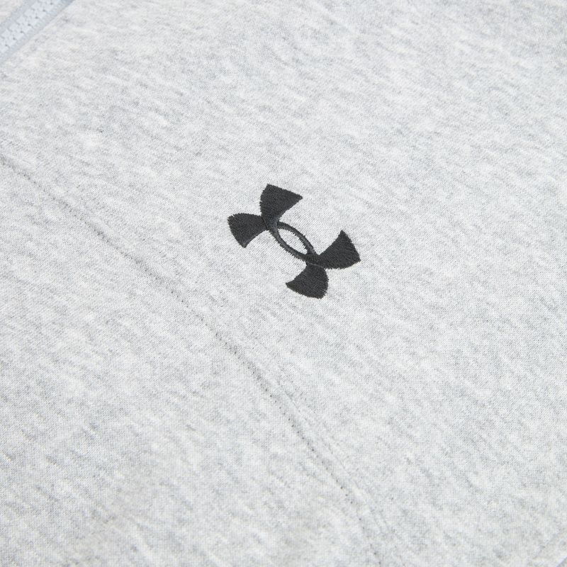 Felpa uomo Under Armour Rival LW FZ mod gray light heather/black 3