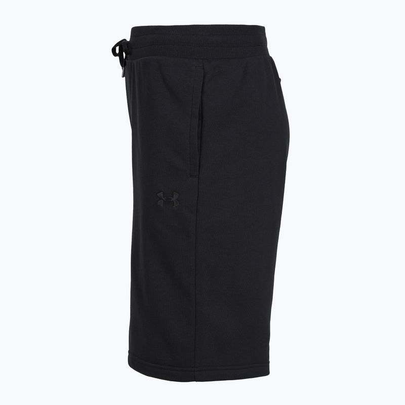 Pantaloncini da allenamento uomo Under Armour Rival LW black/black 5