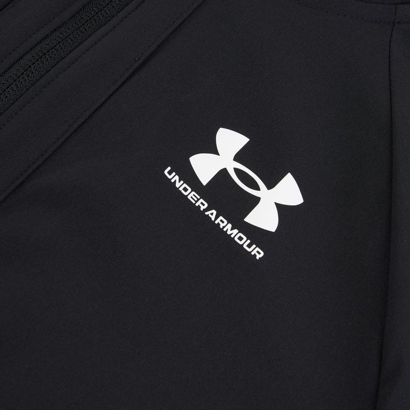 Giacca sportiva per bambini Under Armour Vibe Woven Windbreaker Jacket nera/bianca 3