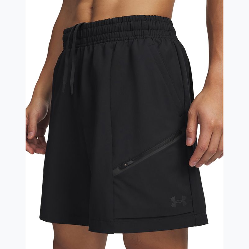 Pantaloncini da allenamento uomo Under Armour Unstoppable Woven Shorts black/black 4