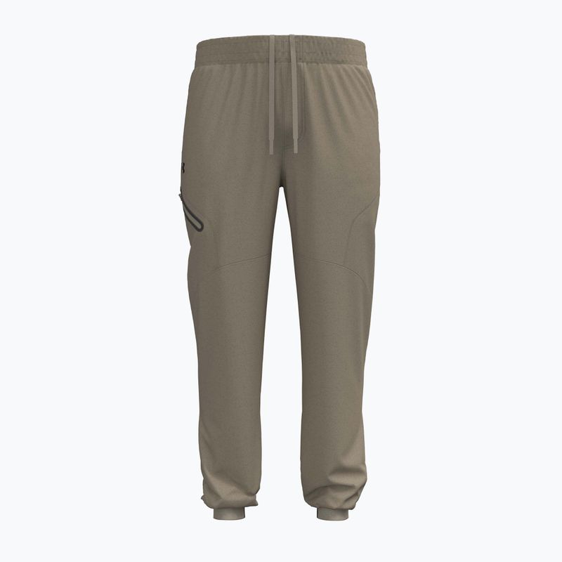 Pantaloni da allenamento da uomo Under Armour Unstoppable Joggers city khaki/black 5