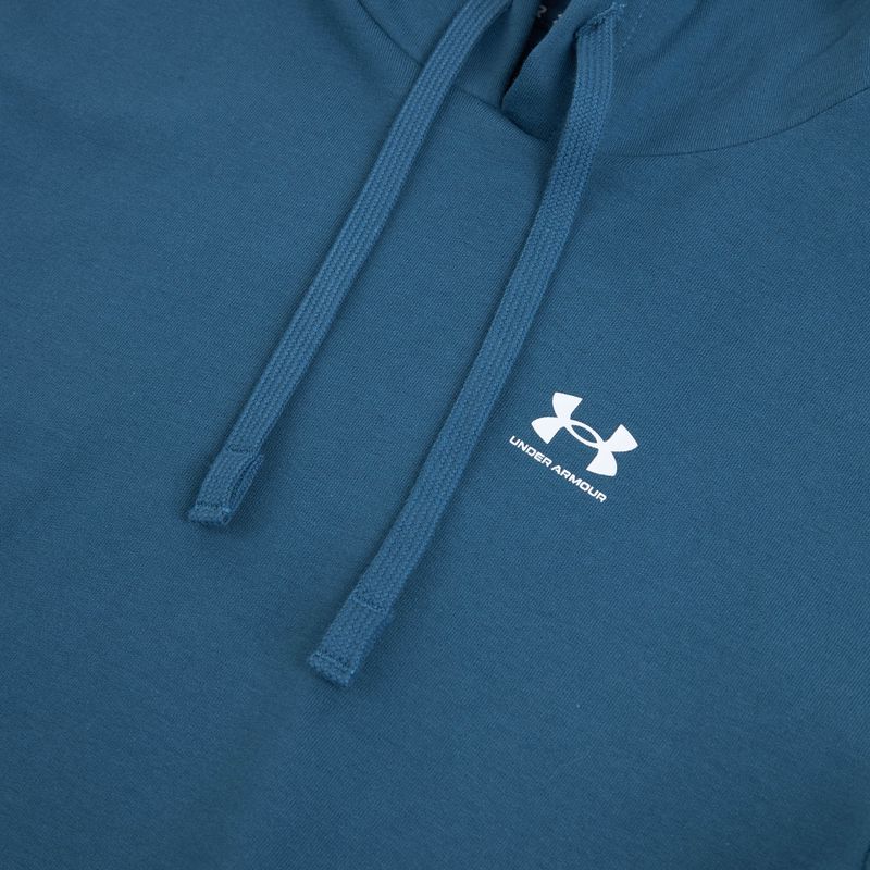 Felpa donna Under Armour Sport Terry Hoodie wham blue/white 3