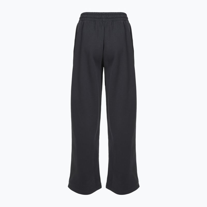 Pantaloni da donna Under Armour Rival Fleece Script black/white 2