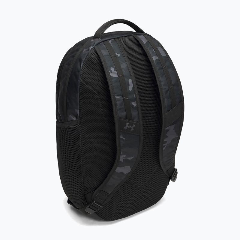 Zaino urbano Under Armour Hustle 6.0 29 l black/black/metallic silver 2