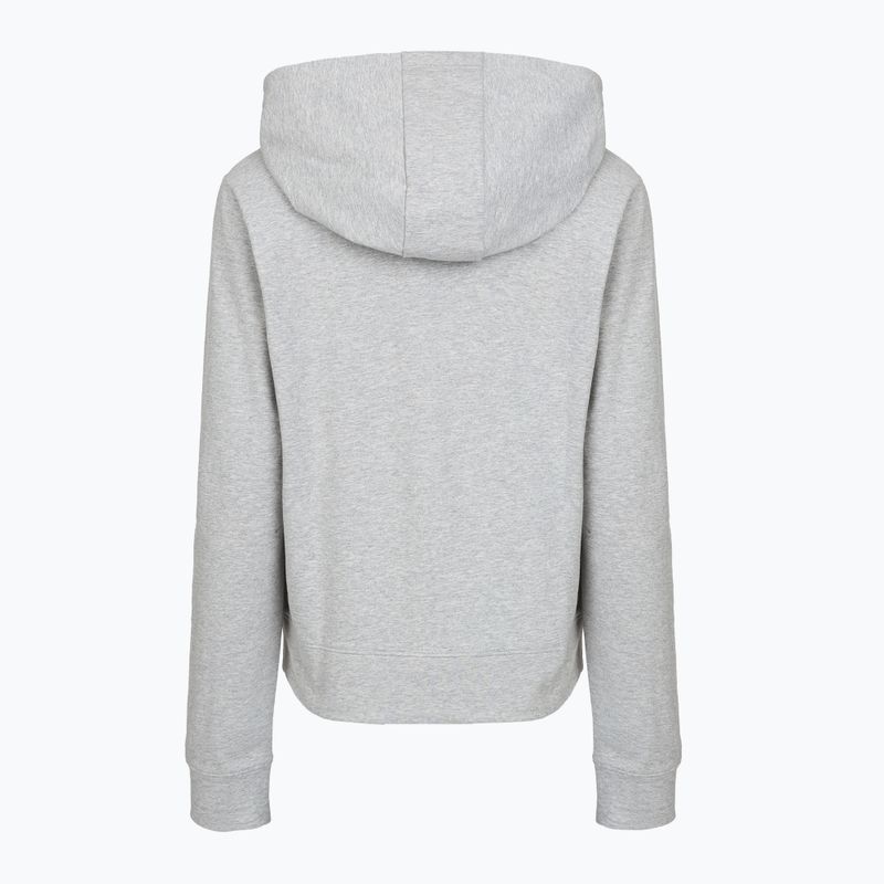Felpa donna Under Armour Sport Terry Hoodie mod gray light heather/white 2