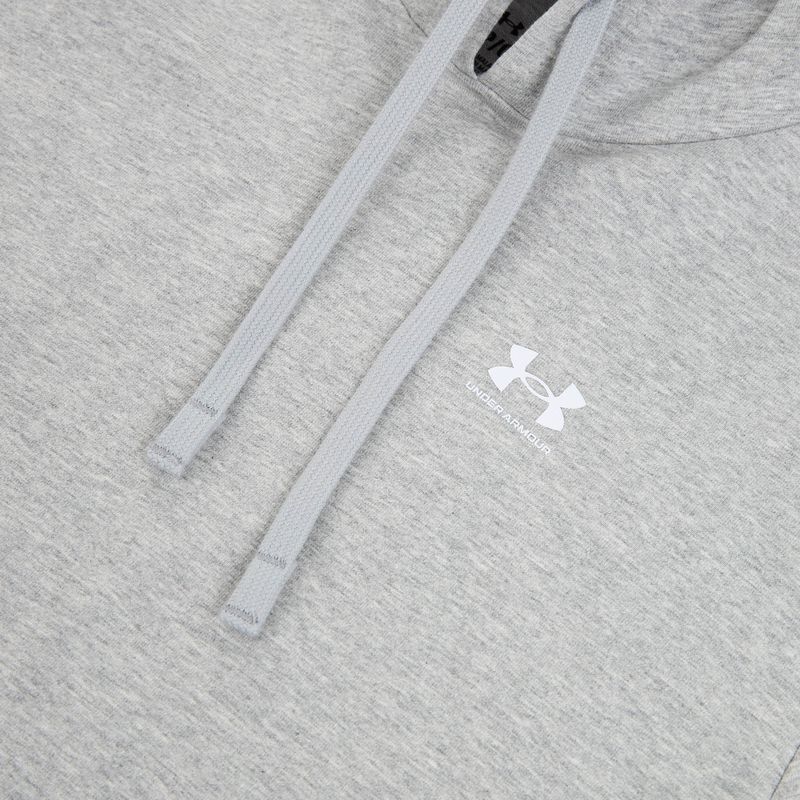 Felpa donna Under Armour Sport Terry Hoodie mod gray light heather/white 4