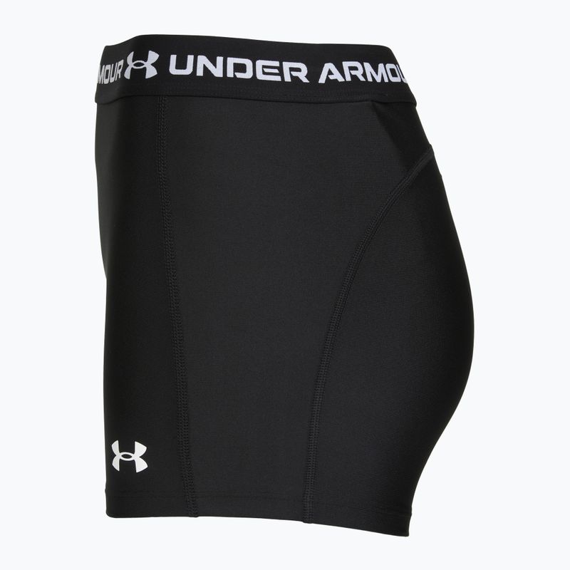 Pantaloncini da allenamento da donna Under Armour HeatGear Shorty ultimate black/white 3