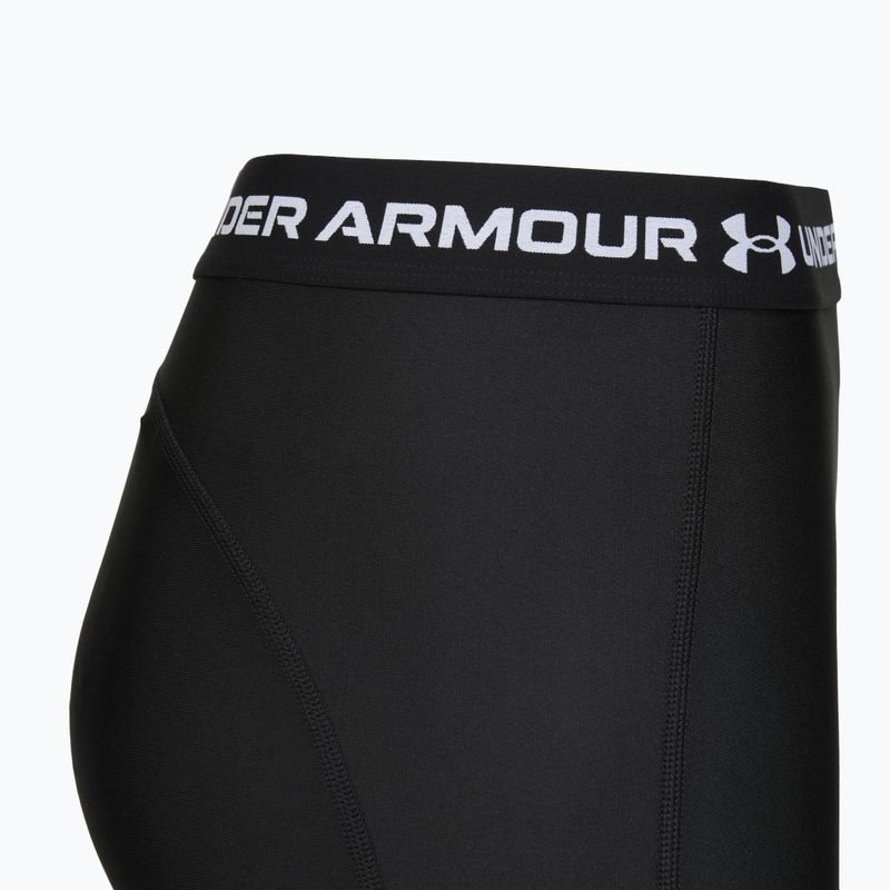 Pantaloncini da allenamento da donna Under Armour HeatGear Shorty ultimate black/white 4