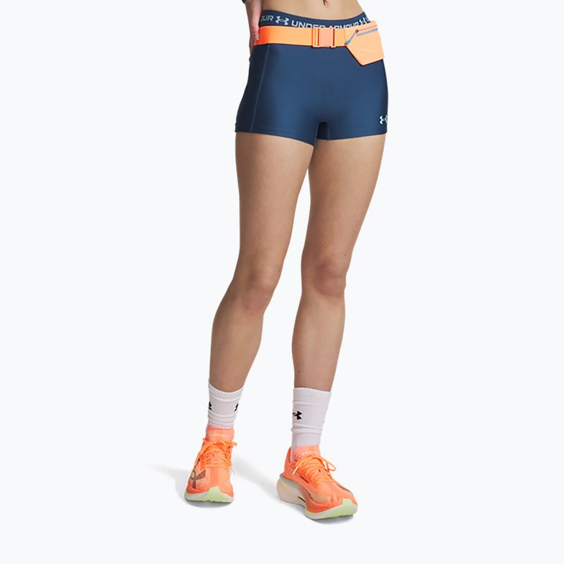 Pantaloncini da allenamento da donna Under Armour HeatGear Shorty wham blue/blue haze