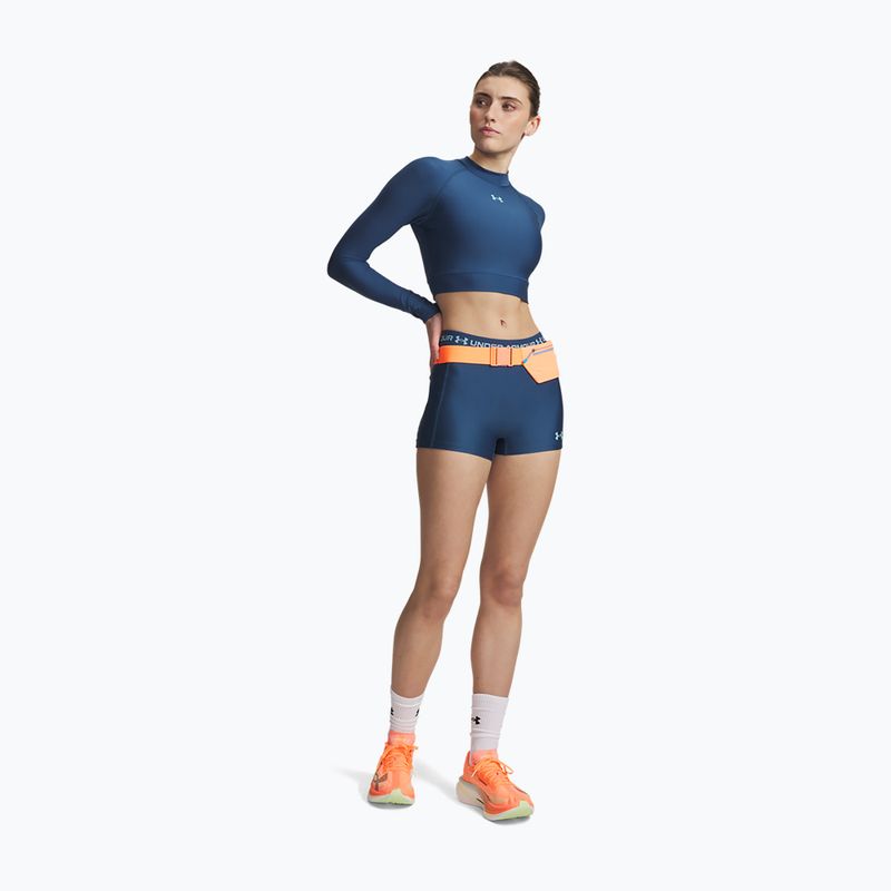 Pantaloncini da allenamento da donna Under Armour HeatGear Shorty wham blue/blue haze 2