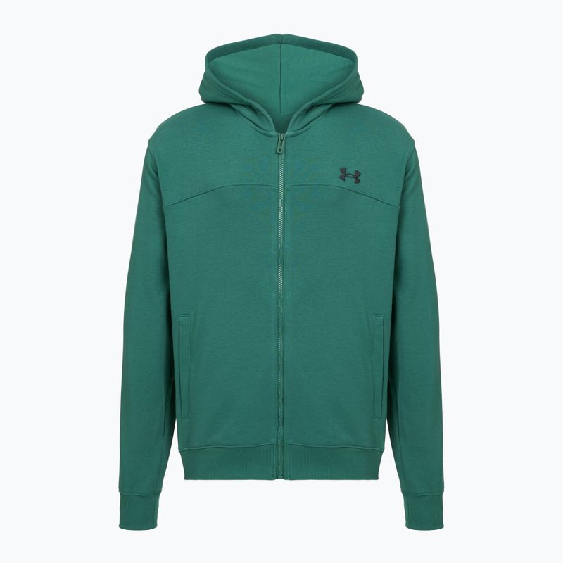 Felpa uomo Under Armour Rival LW FZ rack green/black