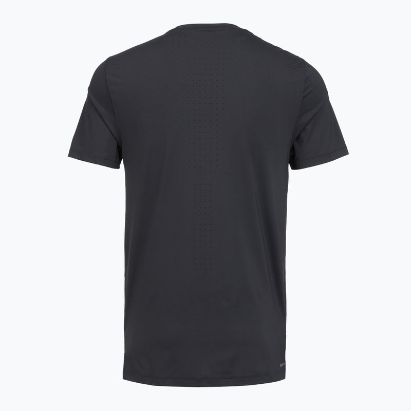 Maglietta da running da uomo Under Armour Velociti Pro black/black/metallic silver 2