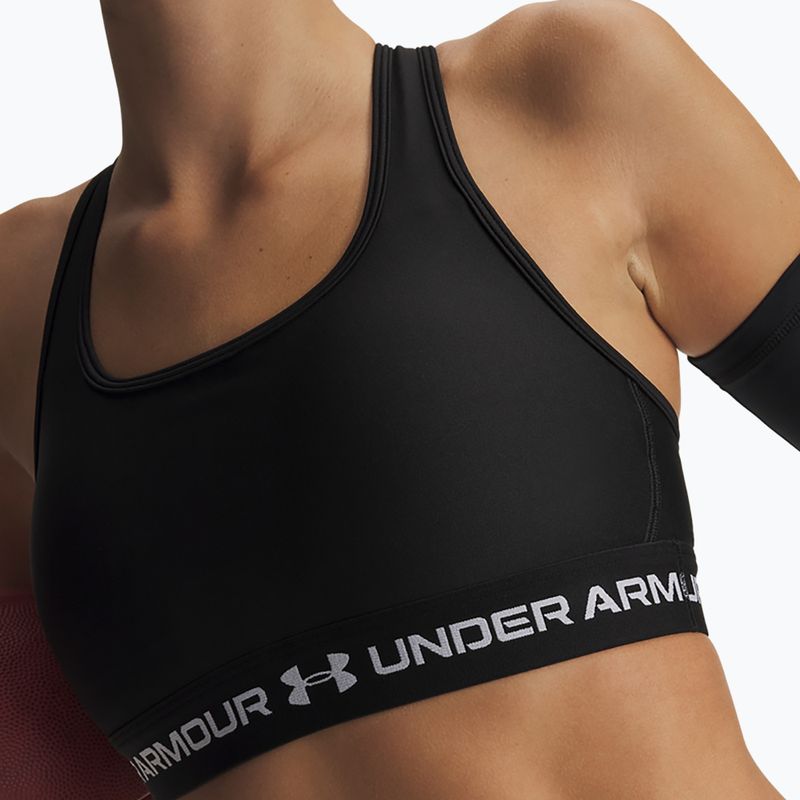 Reggiseno sportivo Under Armour Crossback Mid Ultimate Black/White 3