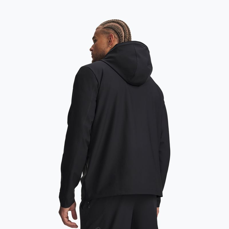 Giacca uomo Under Armour Unstoppable Woven Jacket black/black 2