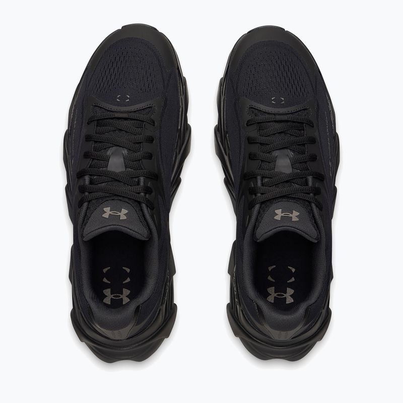Scarpe da corsa uomo Under Armour Halo Runner 2 Black/Anthracite/Metallic Black 3
