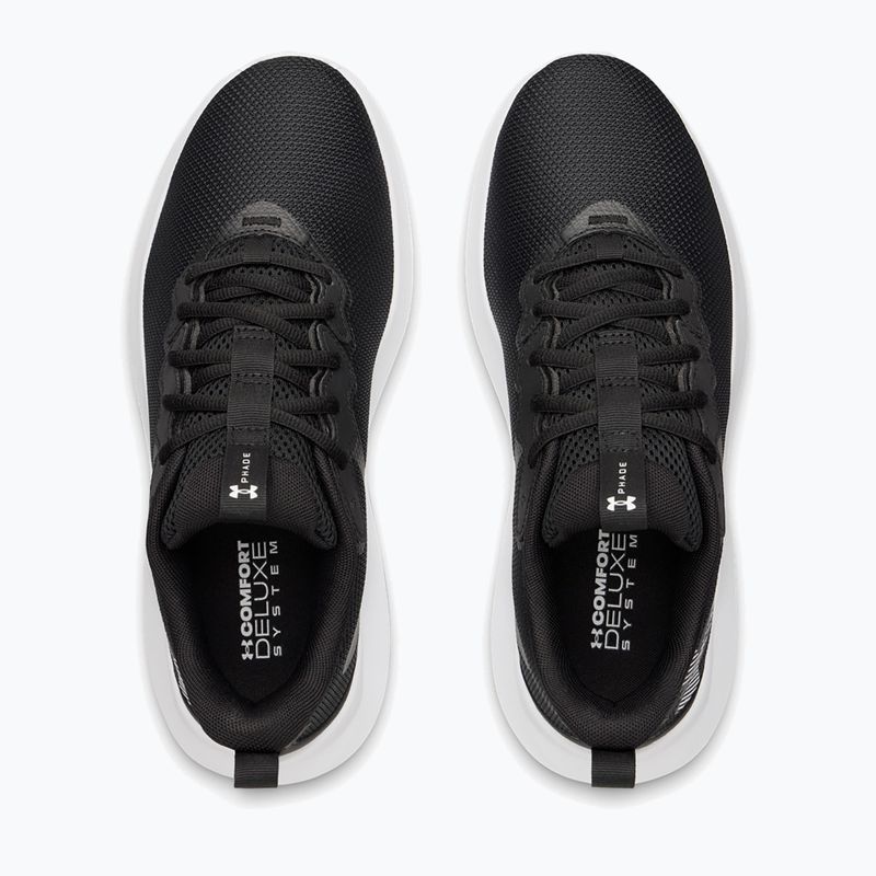 Scarpe da corsa uomo Under Armour Phade RN 4 black/black/white 3