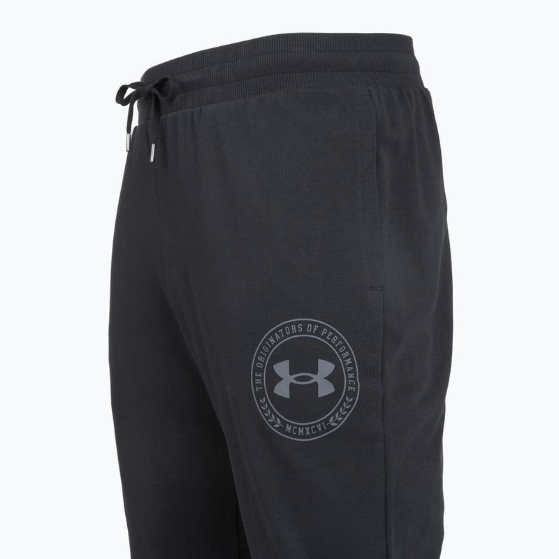 Pantaloni da uomo Under Armour Rival LW Graphic Jogger black/castelrock 3