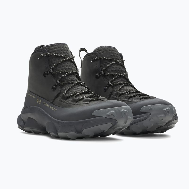 Scarpe da trekking uomo Under Armour Charged Expanse Mid LTHR WP Black/Anthracite/Bayou 2