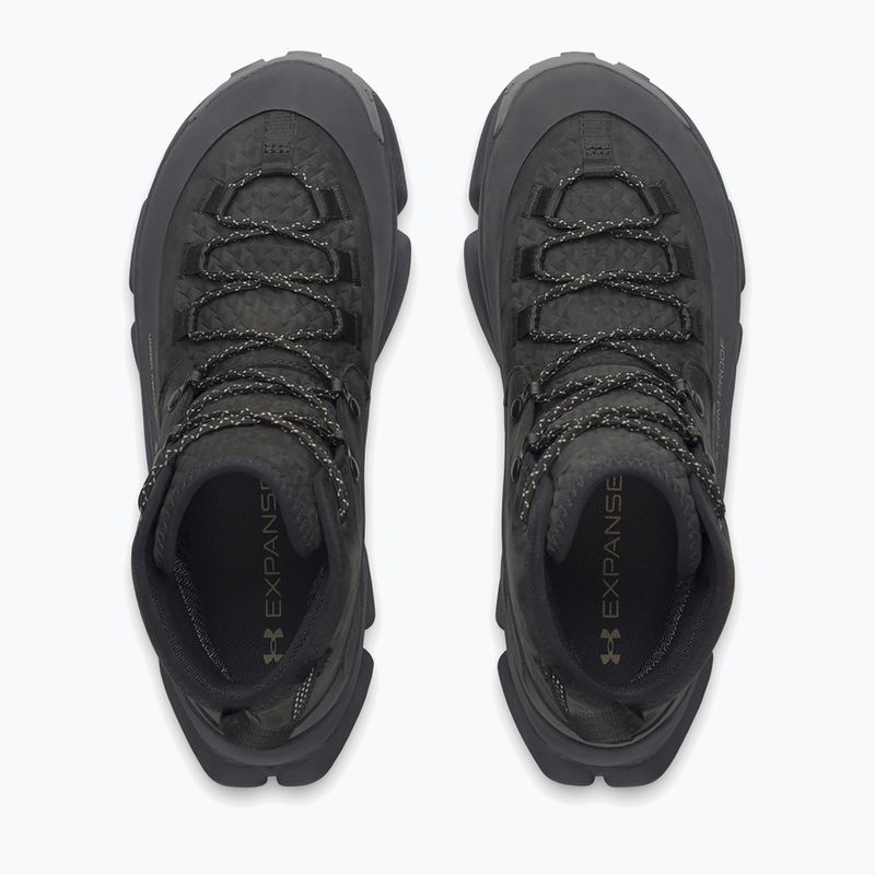 Scarpe da trekking uomo Under Armour Charged Expanse Mid LTHR WP Black/Anthracite/Bayou 3