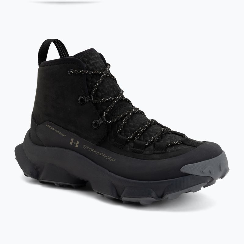 Scarpe da trekking uomo Under Armour Charged Expanse Mid LTHR WP Black/Anthracite/Bayou