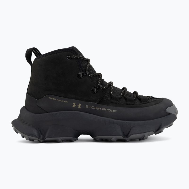 Scarpe da trekking uomo Under Armour Charged Expanse Mid LTHR WP Black/Anthracite/Bayou 2