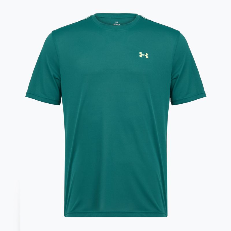 T-shirt da allenamento uomo Under Armour Tech Taping rack green/fade green 4