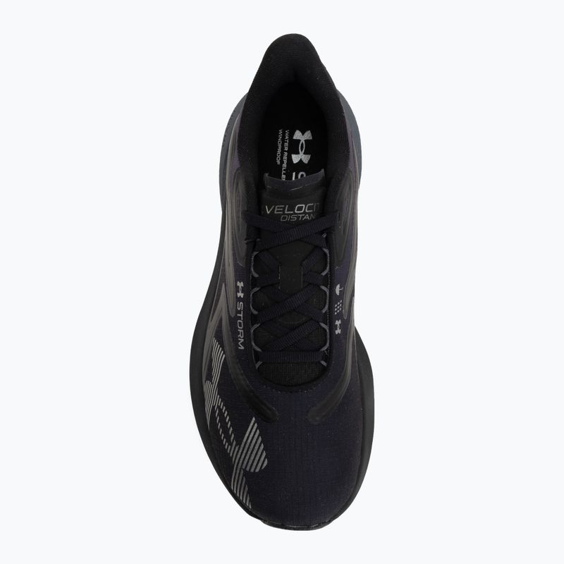 Scarpe da corsa Under Armour Velociti Distance Storm black/castlerock/metallic gun metal 5