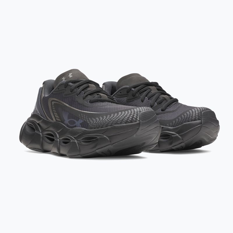 Scarpe da corsa donna Under Armour Halo Racer 2 black/anthracite/metallic black 2