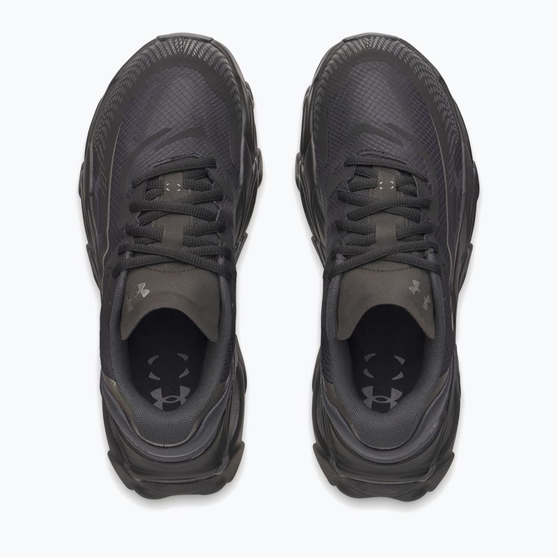 Scarpe da corsa donna Under Armour Halo Racer 2 black/anthracite/metallic black 3