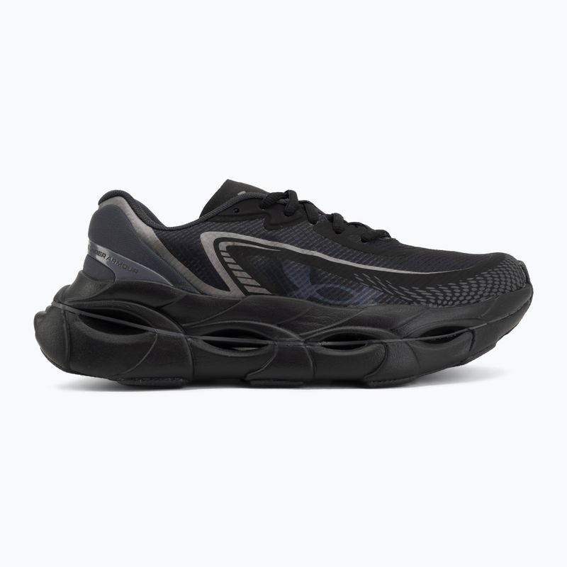 Scarpe da corsa donna Under Armour Halo Racer 2 black/anthracite/metallic black 2
