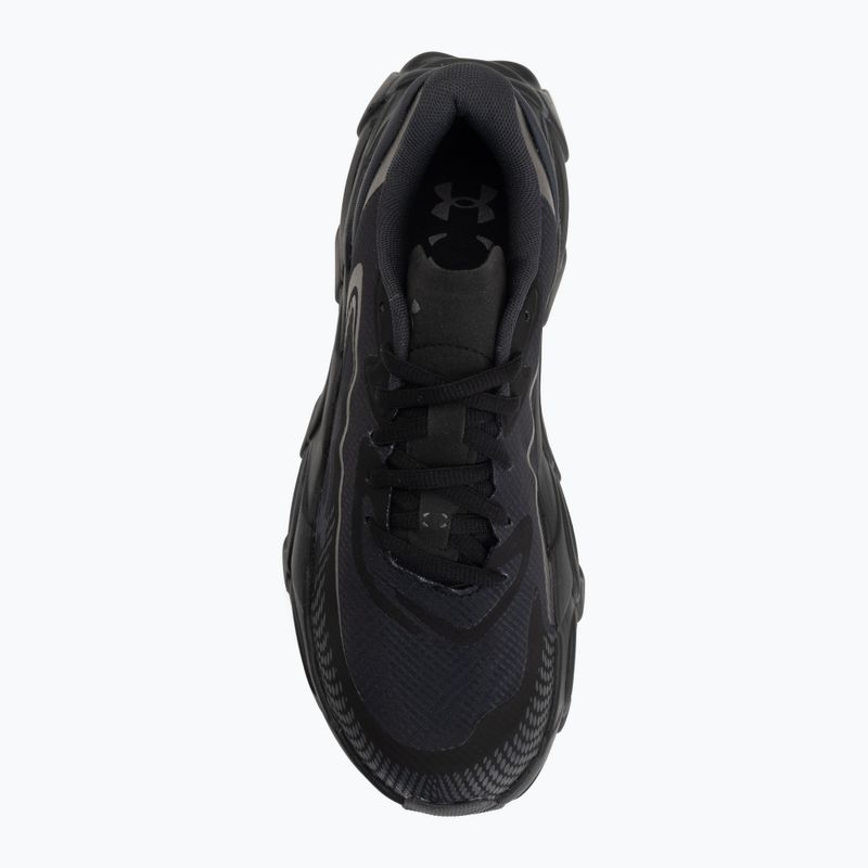 Scarpe da corsa donna Under Armour Halo Racer 2 black/anthracite/metallic black 5