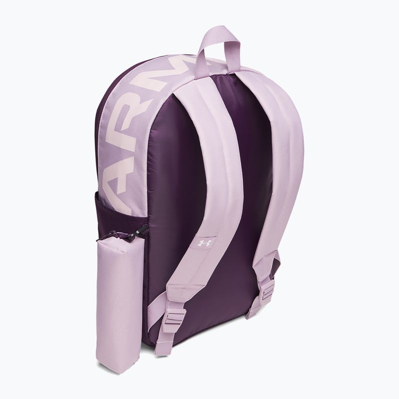 Zaino urbano Under Armour Essential Printed Backpack mauve pink/purple echo/white 2
