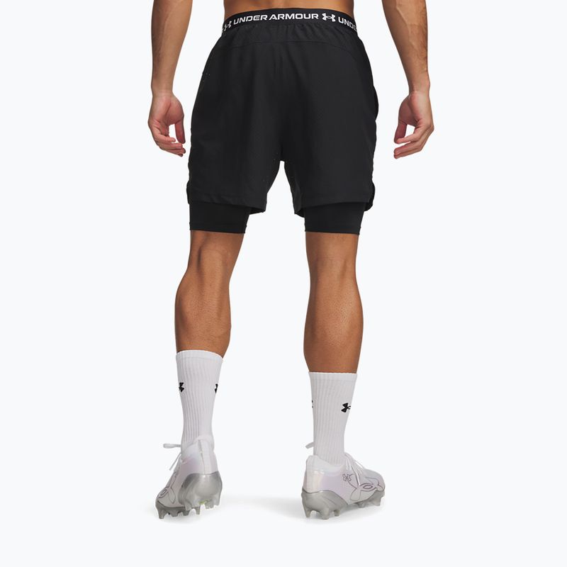 Pantaloncini da allenamento uomo Under Armour Vanish Woven 2.0 2IN1 Shorts black/white 3
