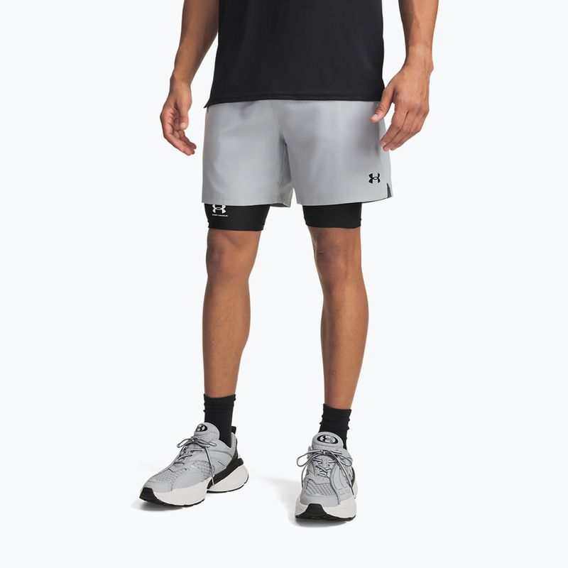 Pantaloncini da allenamento uomo Under Armour Vanish Woven 2.0 Shorts mod gray/black
