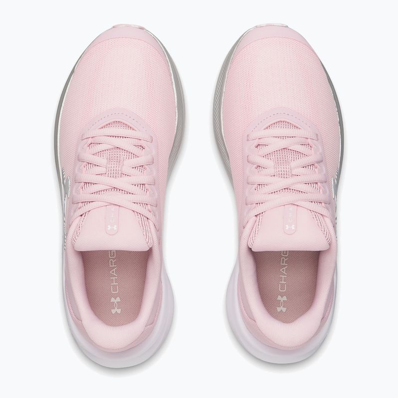 Scarpe da corsa donna Under Armour Chase prime pink/metallic silver/white 3