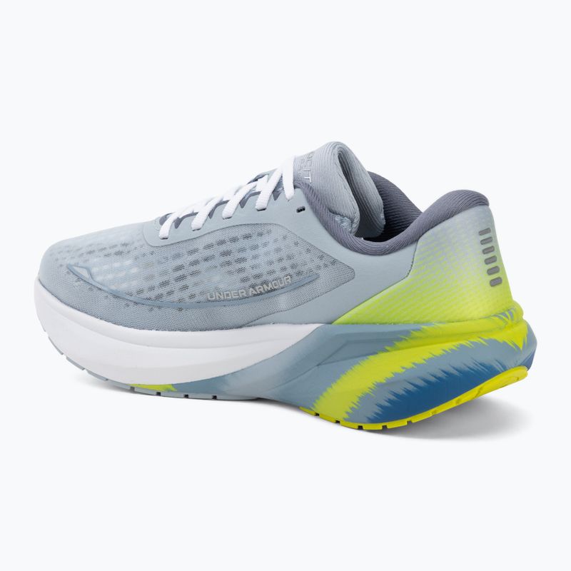 Scarpe da corsa donna Under Armour Velociti Pace blue fog/flash light/metallic silver 3