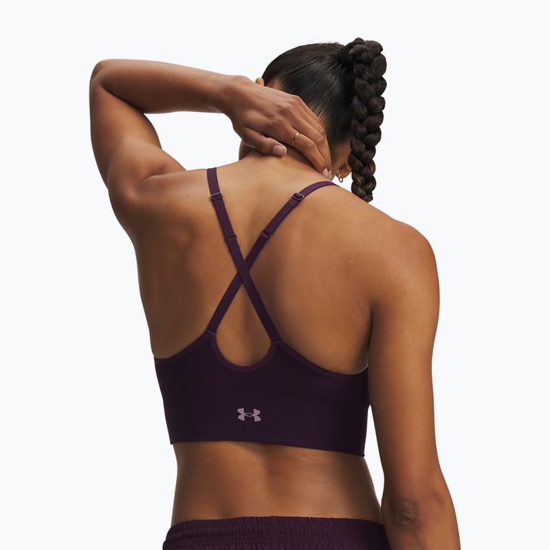 Reggiseno sportivo Under Armour Vanish Seamless Low purple echo/mauve pink 2
