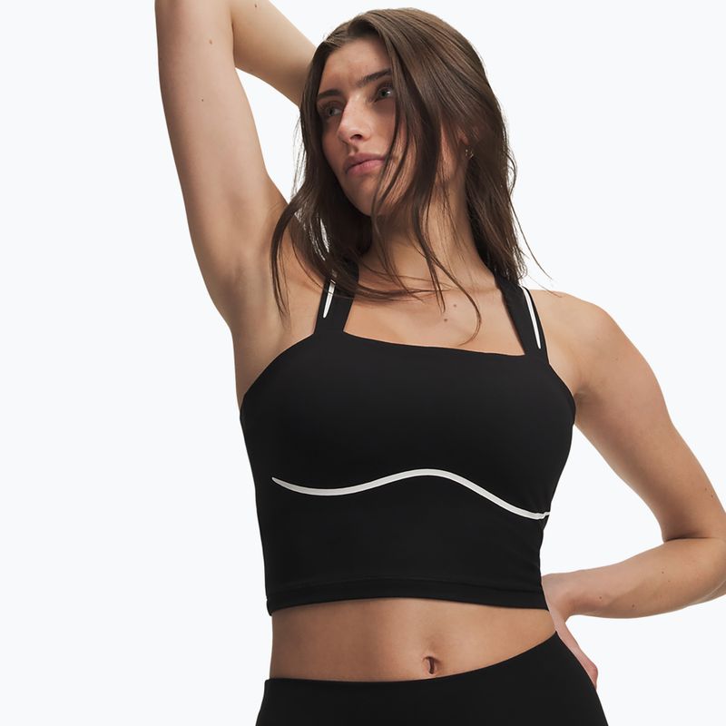 Maglia da allenamento donna Under Armour Meridian Contour Tank ultimate black/white/ultimate black 3