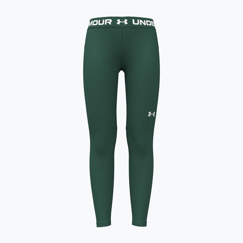 Leggings per bambini Under Armour HeatGear Leggings campus ivy/white