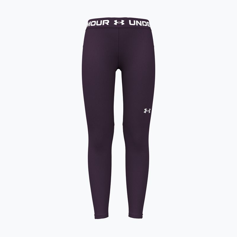 Leggings per bambini Under Armour HeatGear Leggings purple echo/white