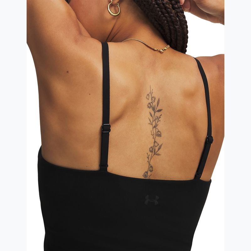 Maglia da allenamento donna Under Armour Meridian Support Tank ultimate black/ultimate black 4