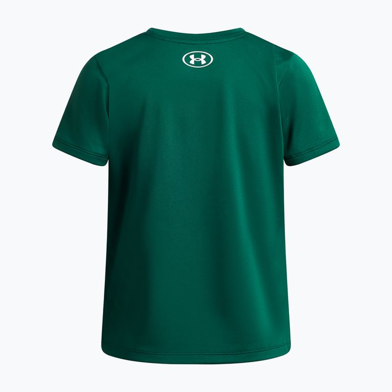 Maglia da allenamento bambino Under Armour Tech SSC SS campus ivy/white 2